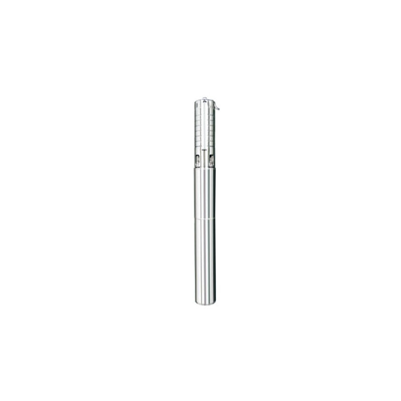 Electrobomba solar pozo profundo 1HP 4" 4PS2/9 aquastrong DC 60-400V desc 1 1/4" s/cable