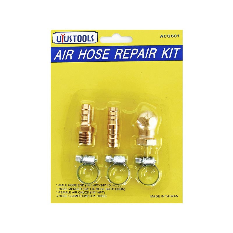Juego acoples reparacion manguera aire 6PCS Taiwan (pack 5 sets)