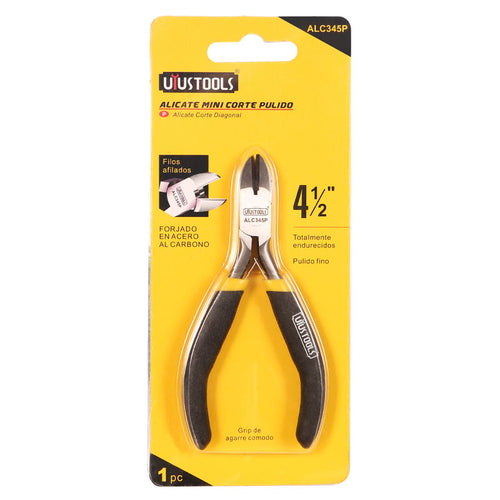 Alicate corte 4.5" mini pulido UYU (pack 3 unidades)