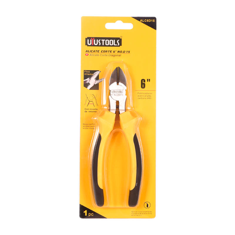 Alicate corte 6" Uyustools (pack 6 unidades)