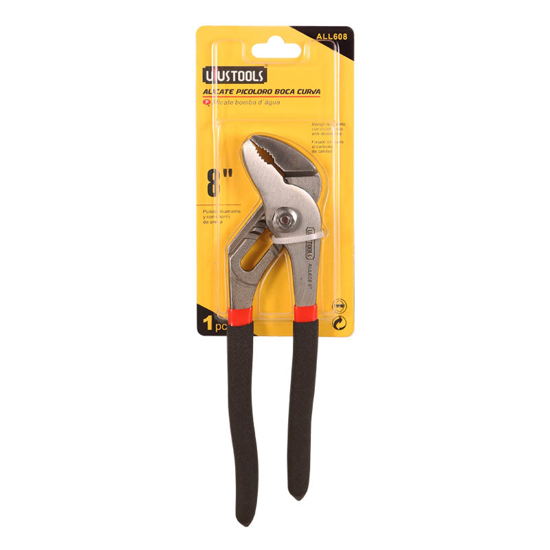 Alicate picoloro boca curva 8" Uyustools (pack 6 unidades)