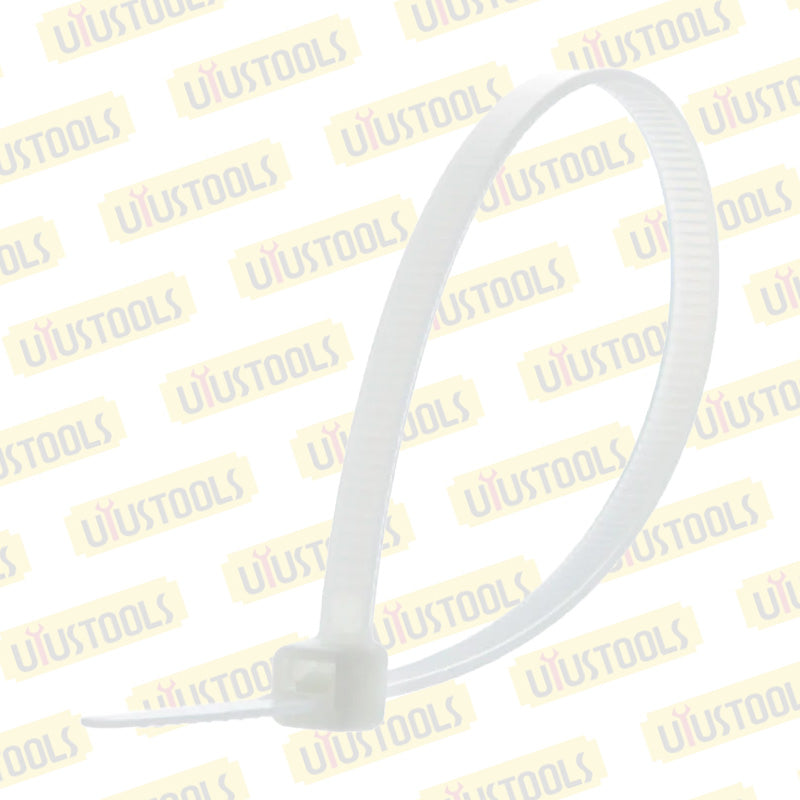 Amarra plastica 7.5X300MM blanca 100UN/SET UYU