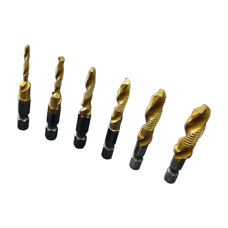 Broca tarraja macho 6PCS (M3-M10) Uyustools (pack 5 sets)