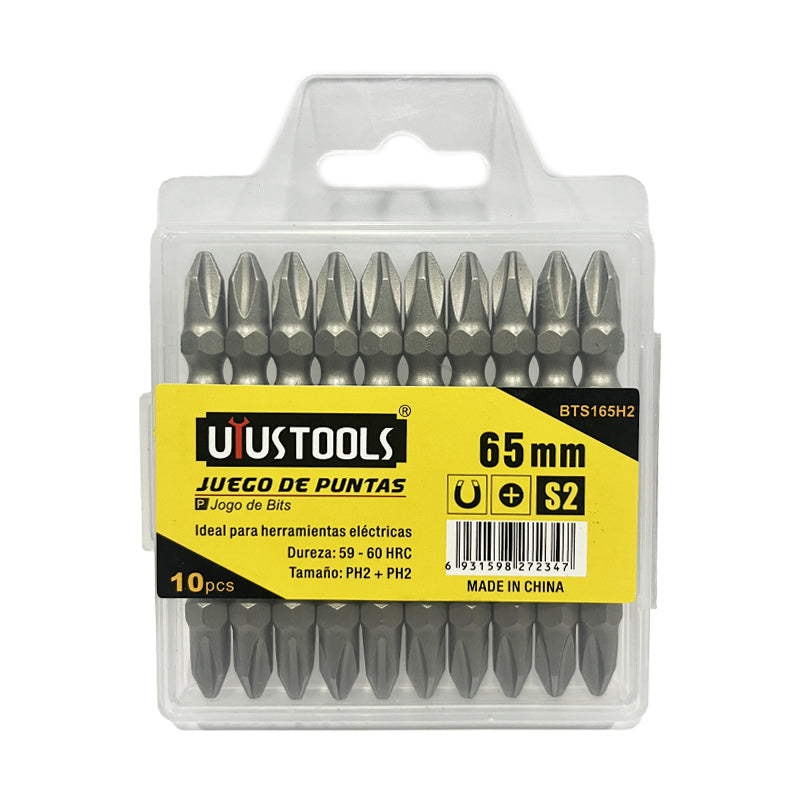Bits S2 65MMxPH2+PH2x10UN/SET UYU (pack 5 sets)