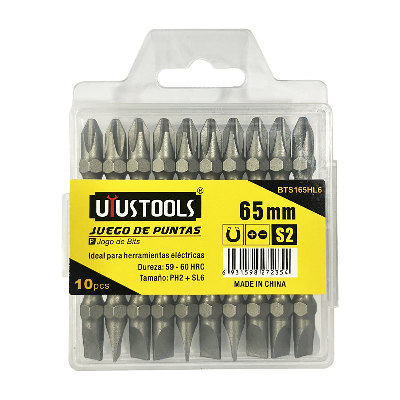 Bits S2 65MMxPH2+SL6x10UN/SET UYU (pack 5 sets)