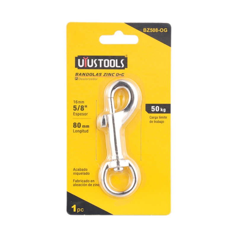 Mosqueton c/destorcedor 5/8" Uyustools (pack 12 unidades)
