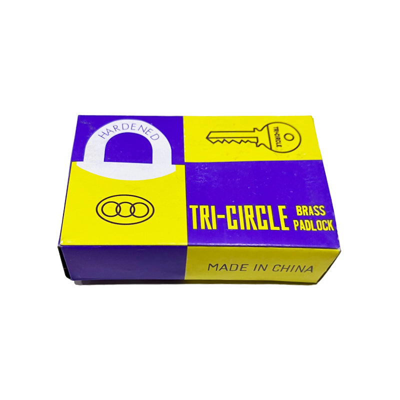 Candado bronce 50MM tricircle