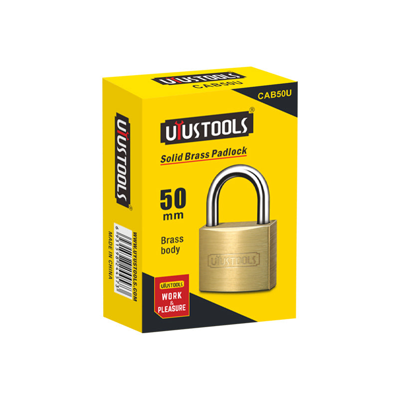 Candado dorado 50MM Uyustools (pack 6 unidades)