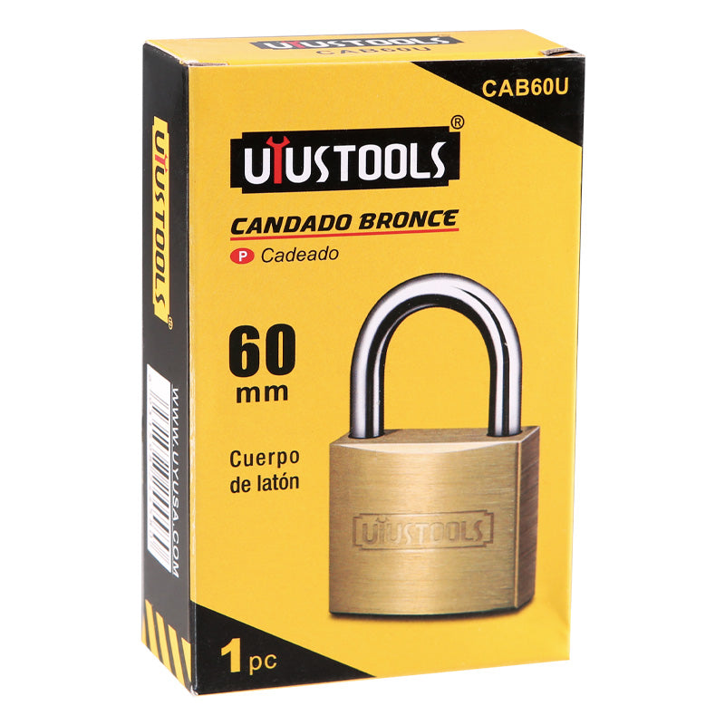 Candado dorado 60MM Uyustools caja