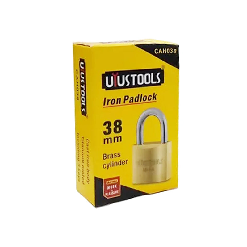 Candado hierro 38MM UYU (pack 6 unidades)