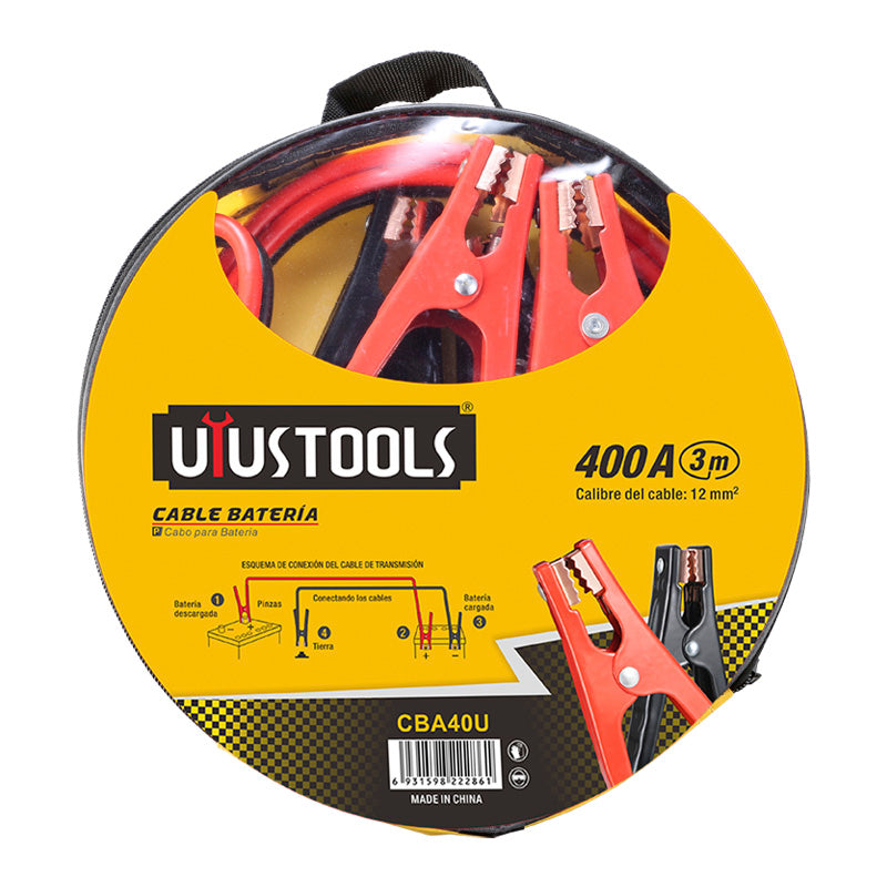 Cable bateria 400A x 8FT Uyustools (pack 4 unidades)