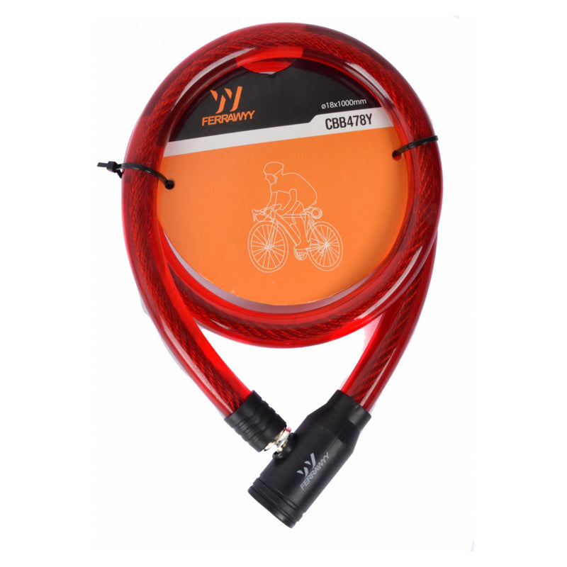 Cable para bicicleta c/llave tricircle