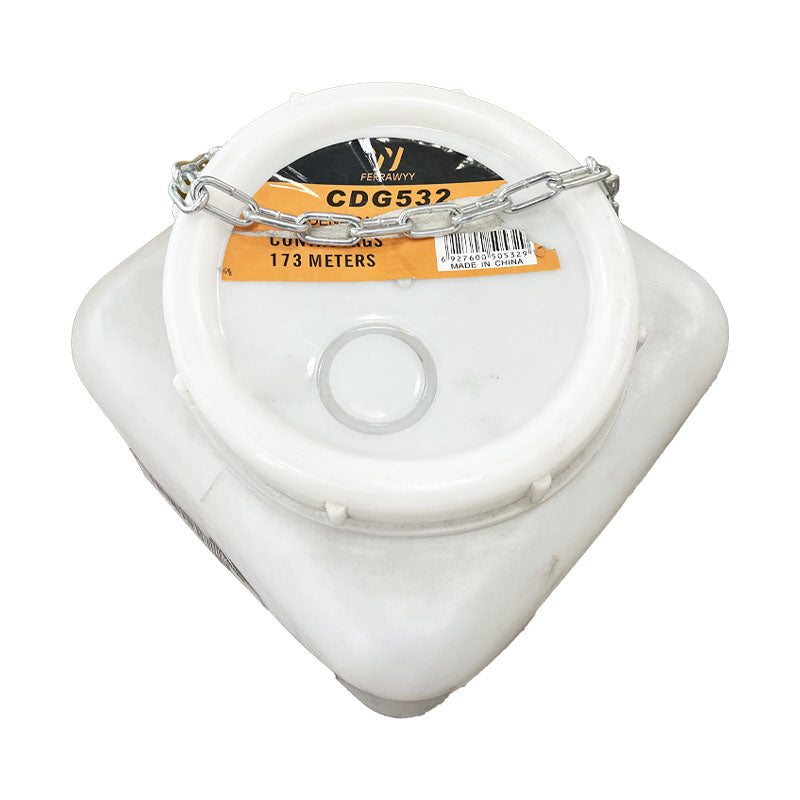 Cadena galvanizada 5/32 - 173MTS (pack 50 unidades)