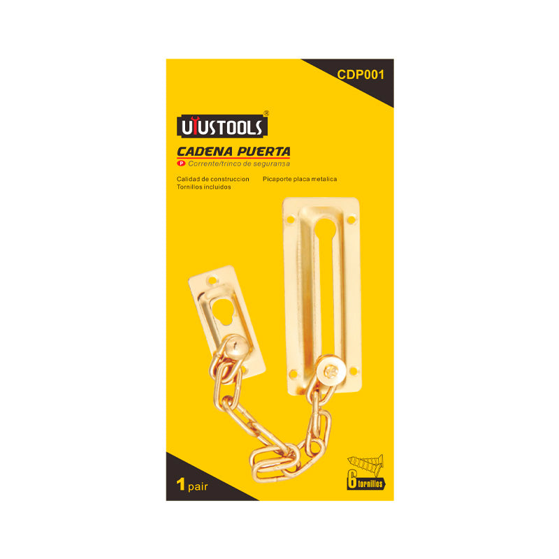Seguro cadena puerta Uyustools (pack 12 unidades)