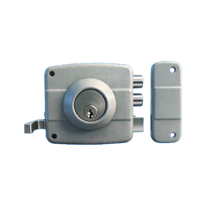 Cerradura sobreponer gris NO.36 cajita fwyy