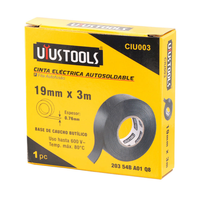 Cinta electrica autosoldable 19MM*3M UYU (pack 20 unidades)