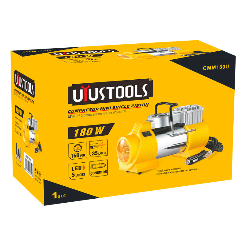 Compresor mini single piston 180W Uyustools