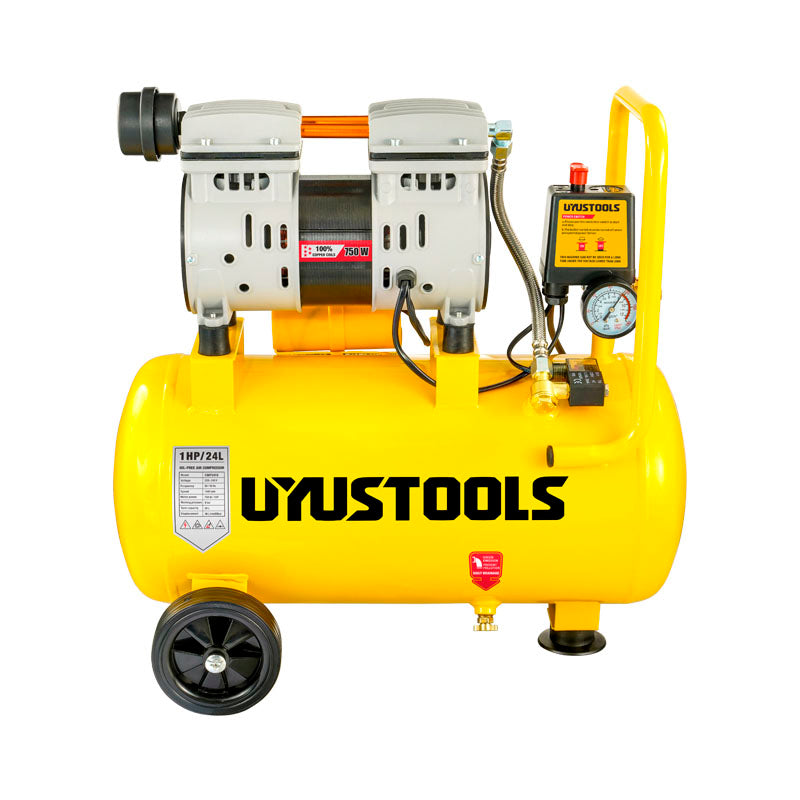 Compresor 24 lts 1HP 750W oil-free UYU