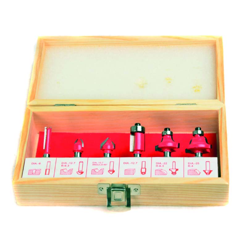Juego 6PCS fresas 6MM Uyustools