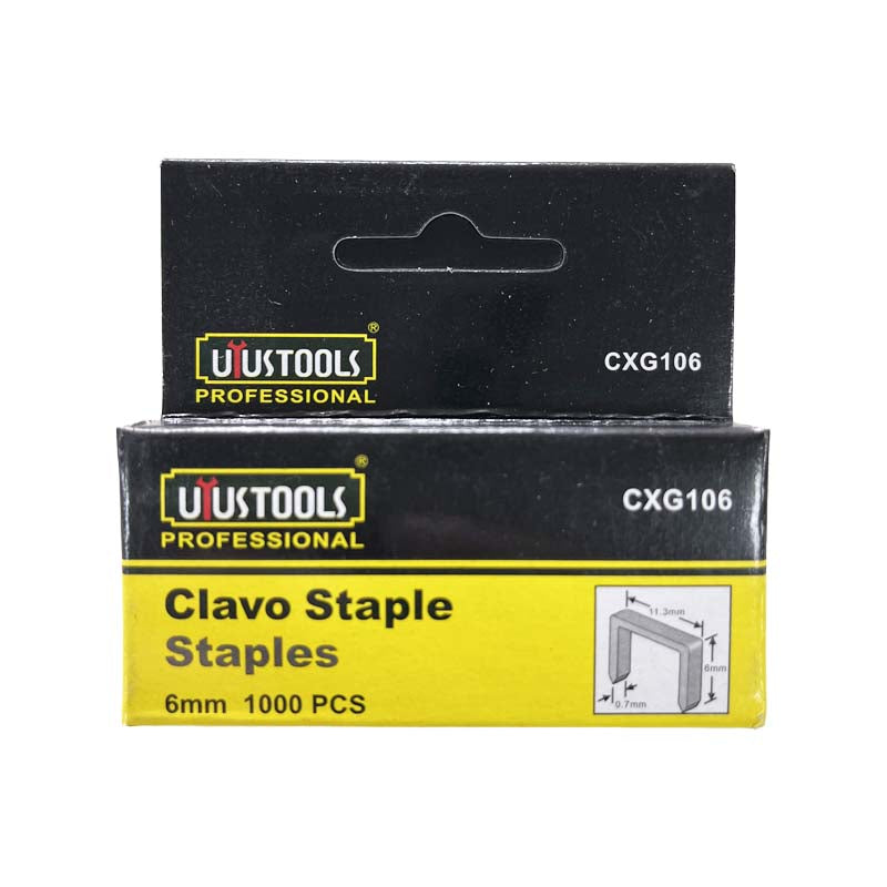 Grapa 6MM (1000 un) Uyustools (pack 10 sets)