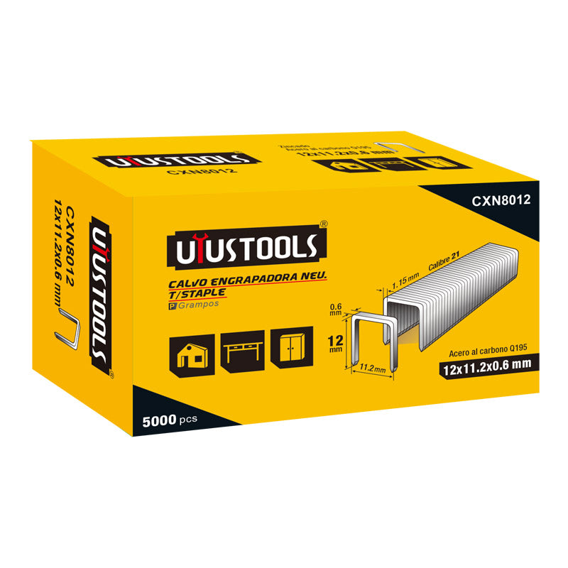 Clavo engrapadora neu t/staple 80-12MM 5000UN/SET UYU (pack 2 sets)
