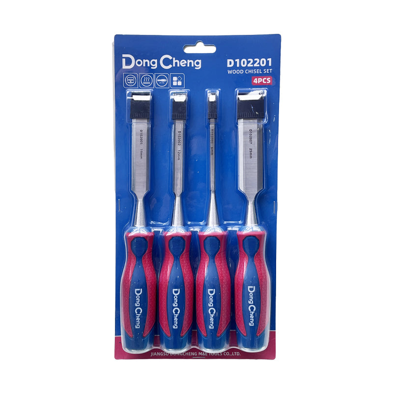 Juego de formon para madera 4PCS Dongcheng (pack 4 unidades)