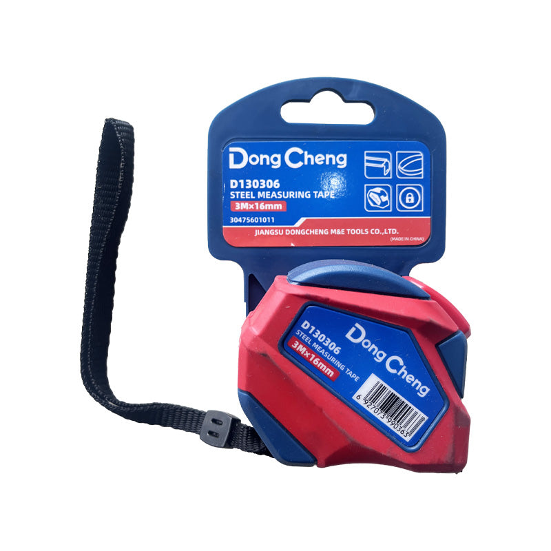 Huincha de medir 3MX16MM (flexometro) Dongcheng (pack 12 unidades)