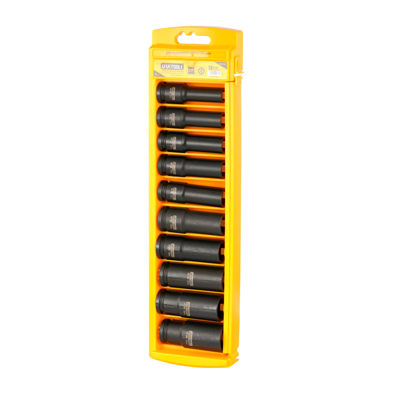Juego de dado impacto largo 1/2" set 10PCS UYU