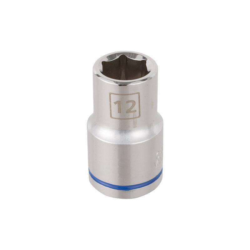 Dado 12MM-1/2" azul c/colgador uyustools-tw (pack 4 unidades)