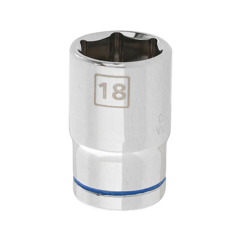Dado 18MM-1/2" azul c/colgador uyustools-tw (pack 24 unidades)