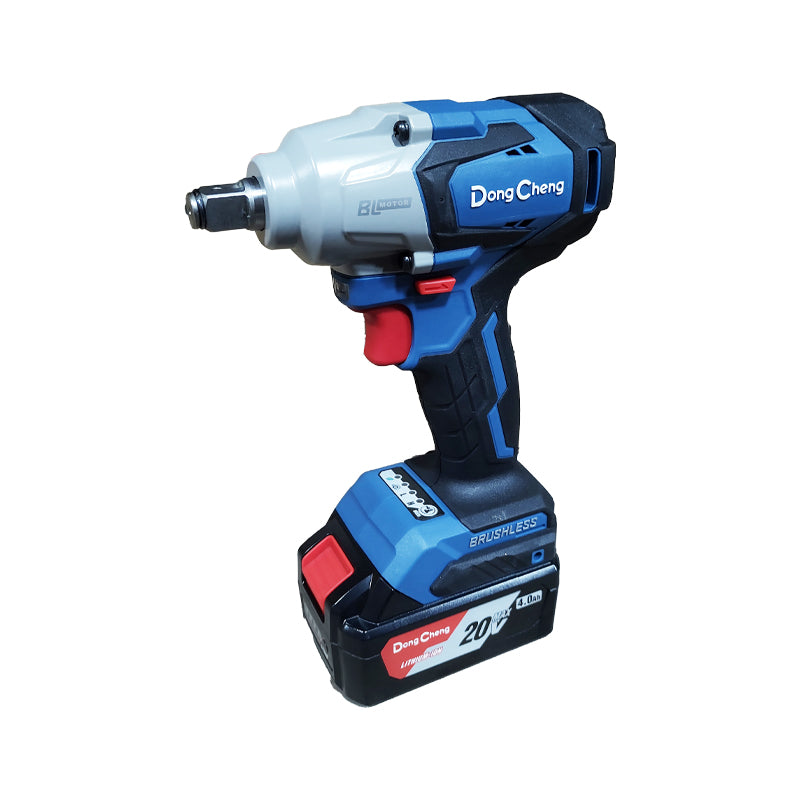 Llave de impacto 20V 1/2" quad 320NM+1BAT 4.0AH+CARG+MALETA Dongcheng