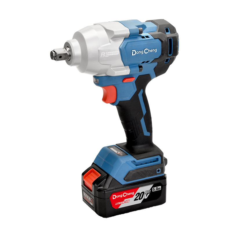 Llave de impacto 20V 1/2" quad 698NM+2BAT 5.0AH+CARG+MALETA Dongcheng