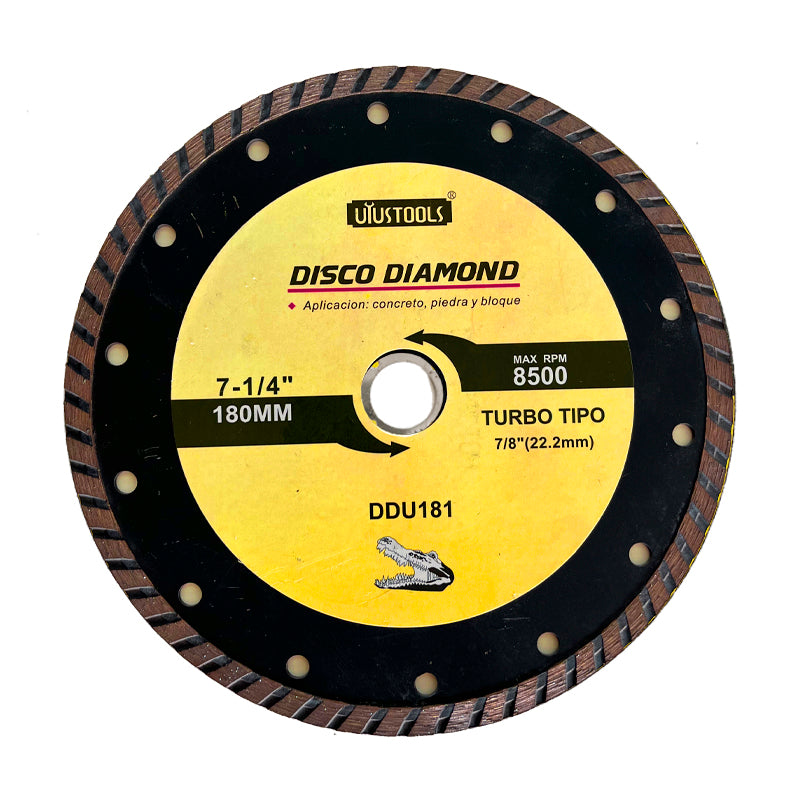 Disco diamantado turbo 7" Uyustools (pack 5 unidades)