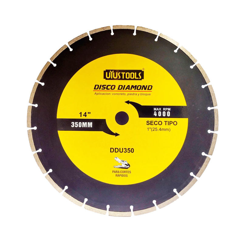 Disco diamantado segmentado 14" Uyustools