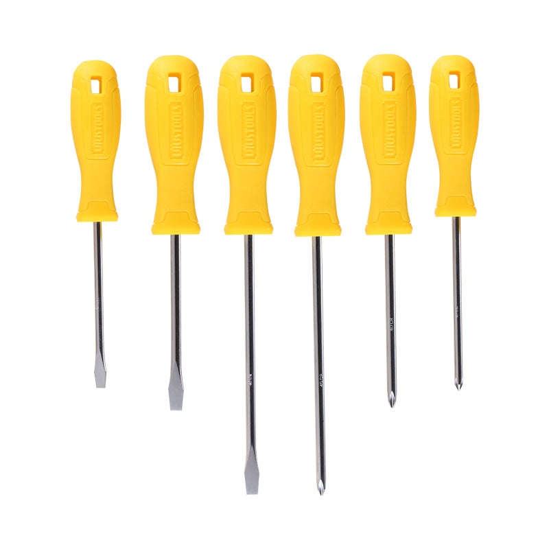 Set 6 pcs destornillador cr-v m/pp UYU (pack 3 sets)