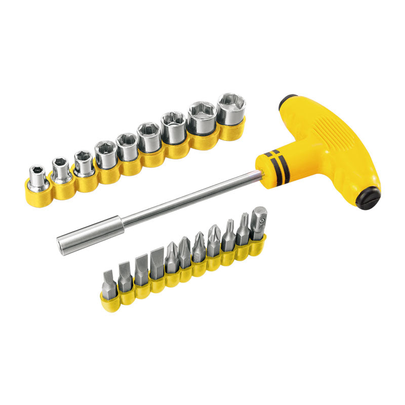 Set 21 pcs puntas y dados t Uyustools (pack 2 sets)