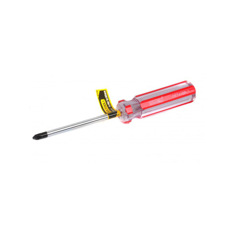 Destornillador phillips PH2 4"X6 transp Uyustools (pack 12 unidades)