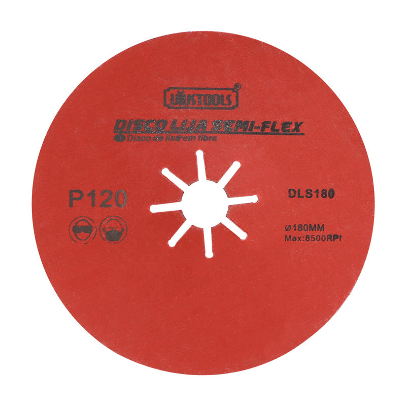 Disco lija semi-flex 180X120MM Uyustools (pack 10 unidades)