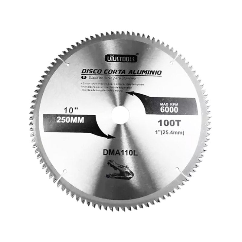 Disco corta aluminio 250 x 100T Uyustools
