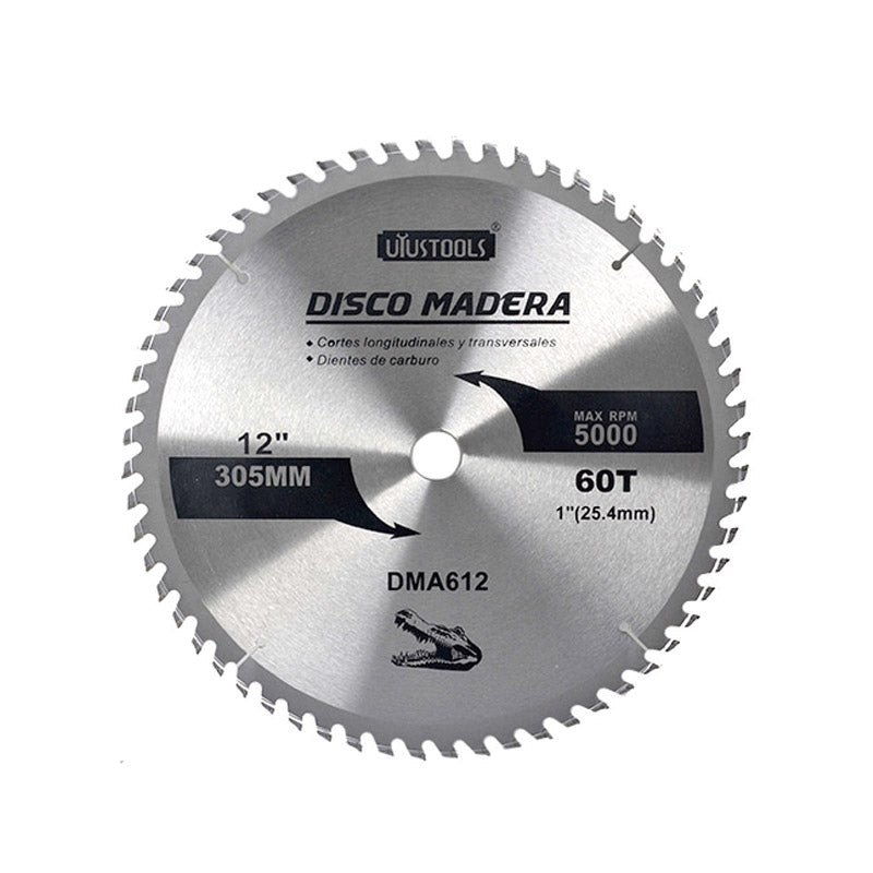 Disco sierra 12" x 60 dtes madera
