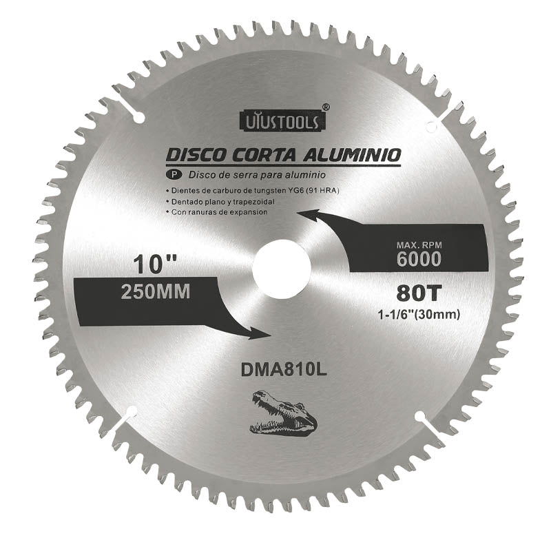 Disco corta aluminio 10"X80T UYU