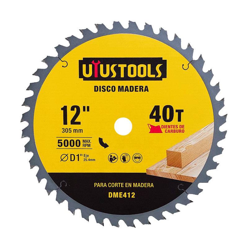 Disco madera 305MM x 40T Uyustools