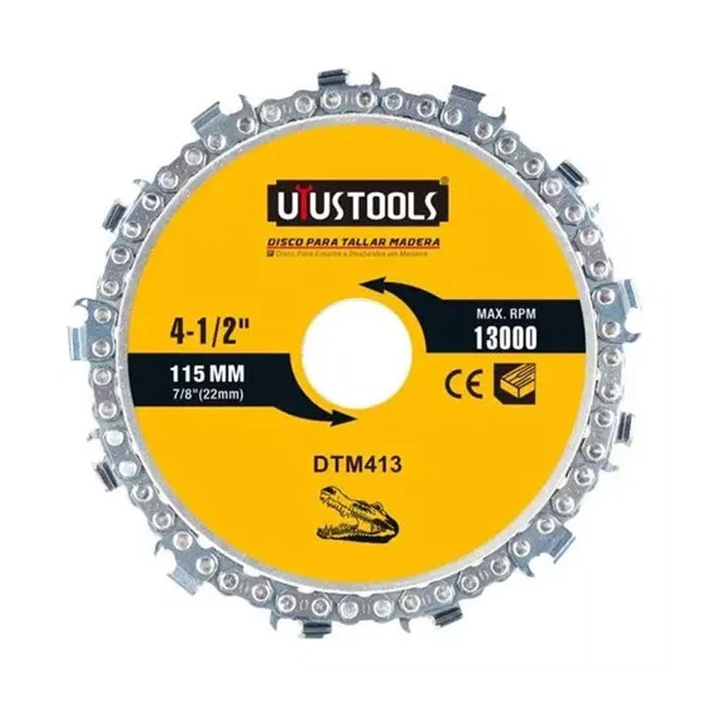 Disco para tallar madera 115MM/13CUCHILLOS Uyustools (pack 5 unidades)