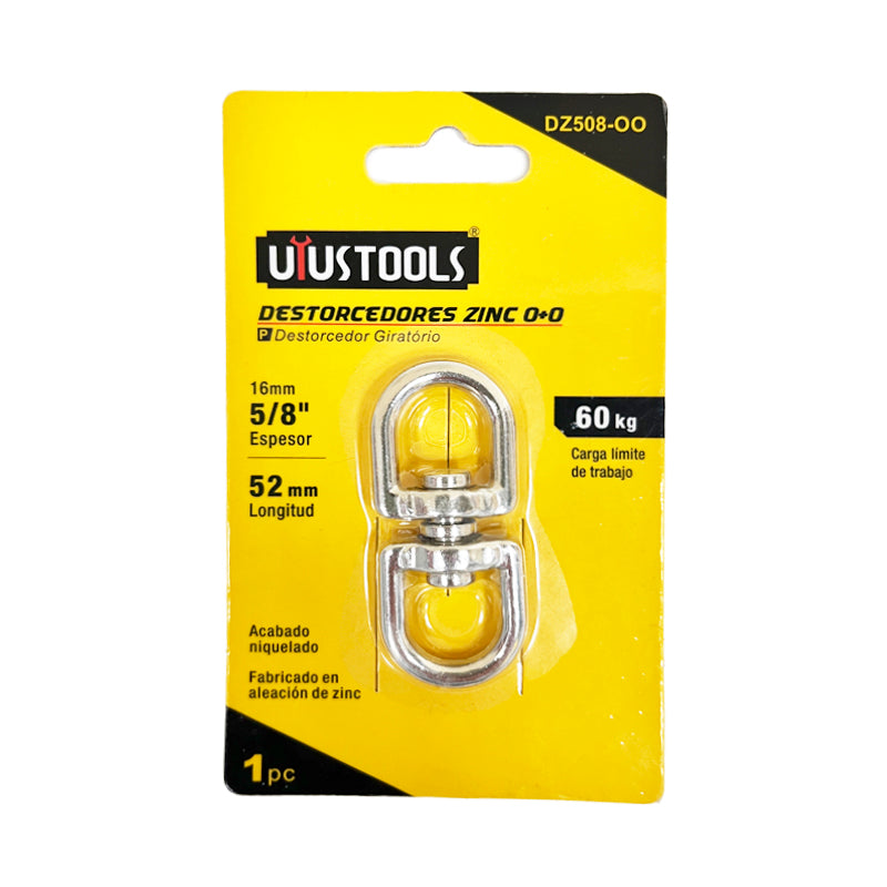 Destorcedor zinc 5/8" 60KG Uyustools (pack 24 unidades)