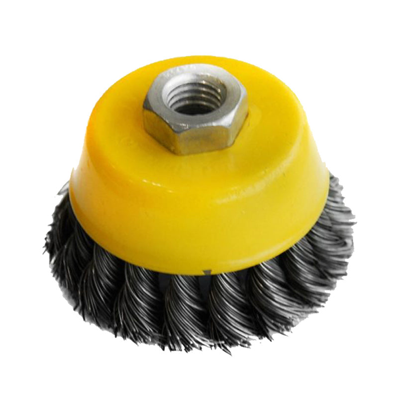 Grata copa trenzada 3" Uyustools (pack 5 unidades)