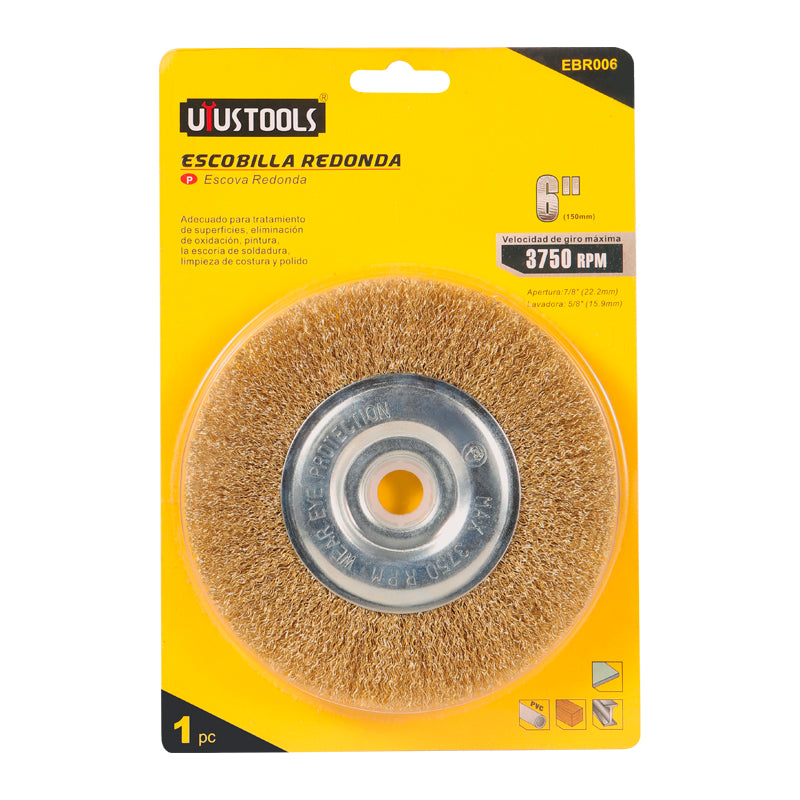 Grata ondulada 6" Uyustools (pack 5 unidades)