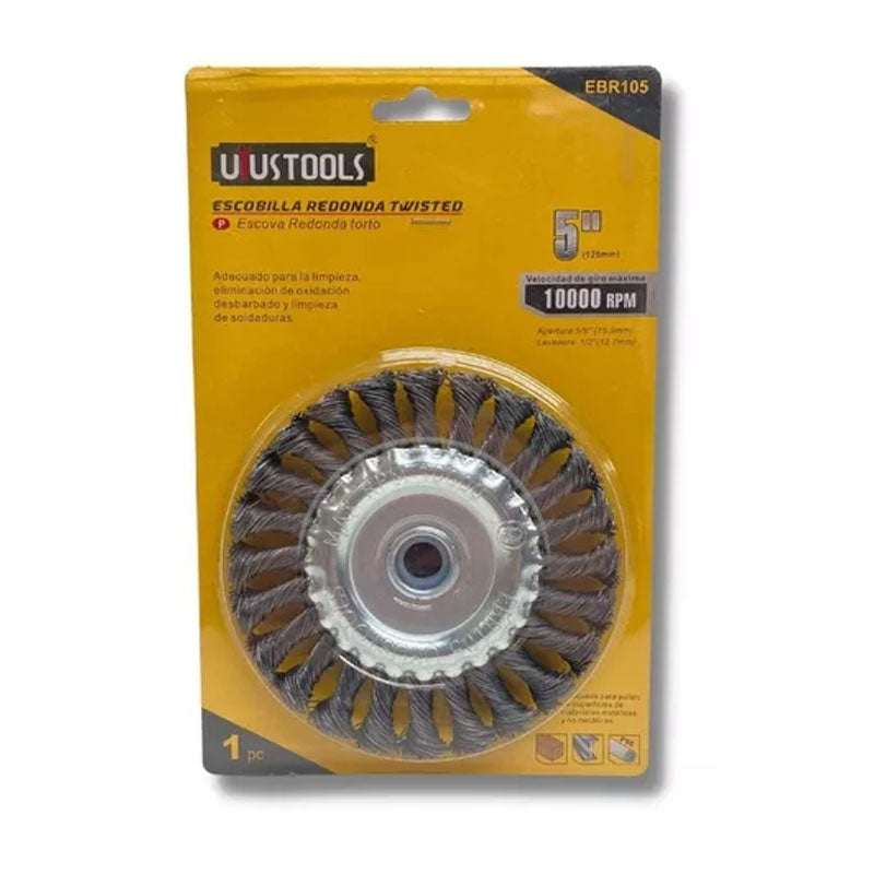 Grata trenzada 5" Uyustools (pack 5 unidades)