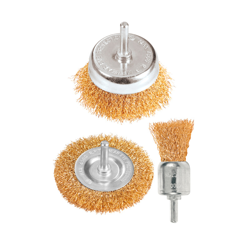 Set 3 pcs grata ondulada 2" y 1" p/taladro UYU (pack 3 sets)