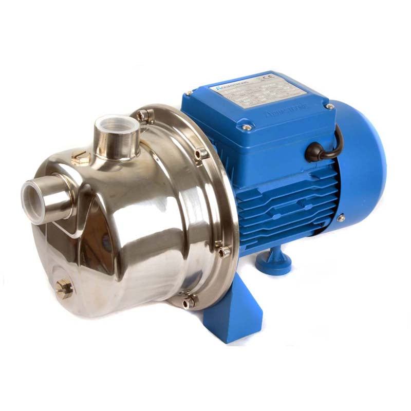 Electrobomba centrifuga jet 0,6HP 1"X 1" 220V 50HZ acero inox aquastrong