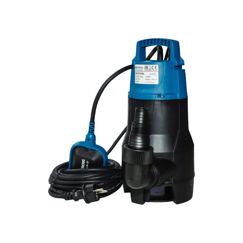 Bomba sumergible p/jardin 750W/8M aquastrong